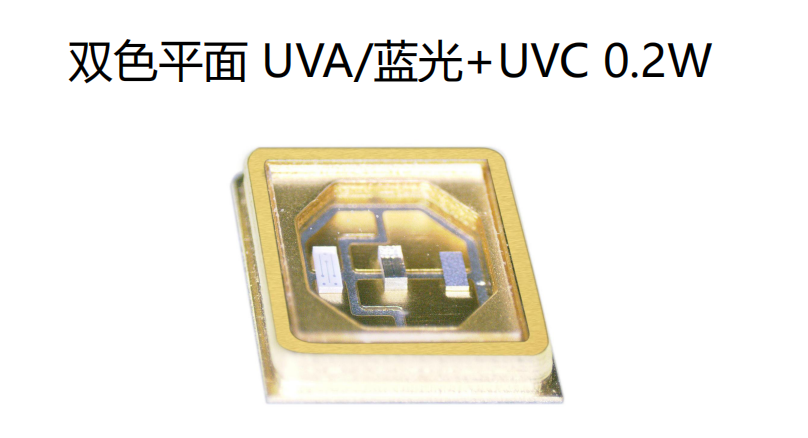 【尊龙登录入口】PA-C1DHD 双色平面 UVA/蓝光+UVC 0.2W