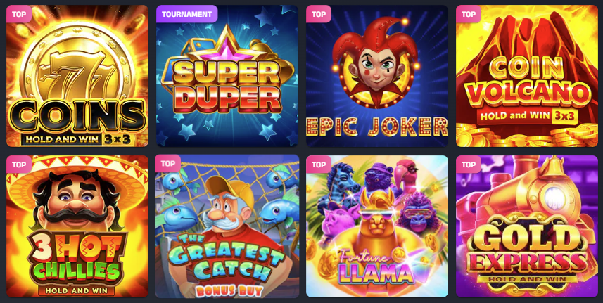 Modo casino's popular games