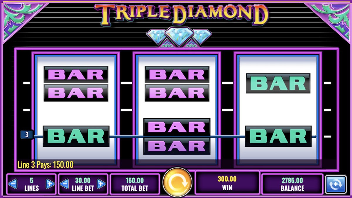 triple diamond online slot